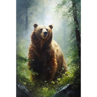Bear in the Woods Canvas